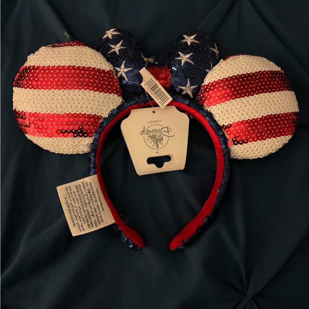 Disney Red, White, and Blue Sequin Ears - Picture 2 of 2